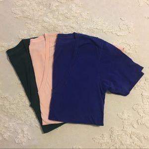 American Apparel Unisex V-Neck - Bundle of 3